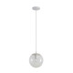 Dimmable Sphere Clear Glass Shade Pendant Light White E27 IP20 25W Dimmable Sphere Clear Glass Shade Pendant Light White E27 IP20 25W